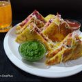 Disha Prashant Chavda's cooksnap of when they made વેજ. પુડલા સેન્ડવીચ (Veg. Pudla Sandwich recipe in Gujarati).