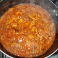 El cooksnap de Miriam Mtz. cuando hizo Chicharrón en Salsa Roja.