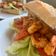 Cooksnap Olga Alioğlu z czasów, kiedy przygotował Luizjański sandwich z krewetkami i sosem kreolskim majonezowym.