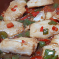 El cooksnap de Espinar cuando hizo Filetes de merluza en salsa con sésamo.