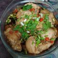 Cooksnap Dania Halim semasa beliau membuat 27:1:24 - Ayam kukus chinese style.