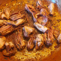 El cooksnap de camino reyero merino cuando hizo Pota voladora de playa con salsa Mery.