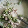 El cooksnap de Viika cuando hizo Pollo en crema con brócoli.
