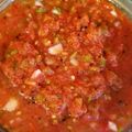 El cooksnap de Nancy Estrada cuando hizo Salsa mexicana picante con chiles jalapeños.