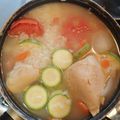 El cooksnap de ferjimenez cuando hizo Caldo de Pollo con verduras.