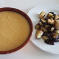 El cooksnap de Eva cuando hizo Crema de berenjena.