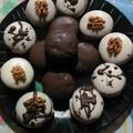 El cooksnap de Kari cuando hizo Alfajores de chocolate y nuez al café. ¡Bañados!.