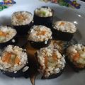 Cooksnap dari Ninskie Ninskie untuk resep Kimbab Sehat Isi Sayur