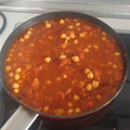 El cooksnap de Sara cuando hizo Chana masala (curry de garbanzos).