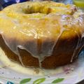 El cooksnap de Leticia cuando hizo Torta de naranja 🍊 en licuadora con glasé de limón 🍋sin horno.