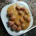El cooksnap de lolica cuando hizo Albóndigas en salsa.