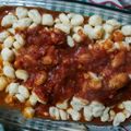 El cooksnap de Kari Gareis cuando hizo Gnocchi di ricotta con salsa básica de tomate y ajos.