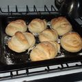 El cooksnap de María Vanesa Guirín cuando hizo Pan de campo.