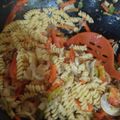 El cooksnap de patofer cuando hizo Spaghettis con verduras al wok.