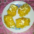 Priya jain का कुकस्नैप जब उन्होंने इंस्टेंट आम कलाकंद (instant aam kalakand recipe in Hindi) बनाया था।