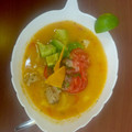 El cooksnap de Glesca cuando hizo Encebollado de albacora.