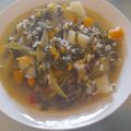 El cooksnap de Iris Carrasco cuando hizo Carbonada con carne molida.