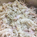 El cooksnap de Cinthia Garcia cuando hizo Tornillos en salsa blanca.