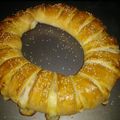 El cooksnap de alba cuando hizo Rosca de jamón y queso.