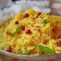 Sanjhbati Sen.'s cooksnap of when they made লেমন রাইস (Lemon rice recipe in Bengali).