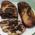 El cooksnap de Gaby Almaraz cuando hizo Budín marmolado.