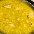 SpottedByD's cooksnap of when they made Turmeric Arroz Caldo - Chicken Congee | Filipino rice porridge.