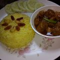 sandhya Dutta 's cooksnap of when they made বাসন্তী পোলাও (basonti pulao recipe in Bengali).