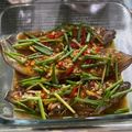 Cooksnap dari Novita Pramadewi untuk resep Ikan Kerapu Tim Saus Hongkong