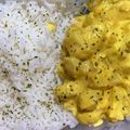 El cooksnap de Elena Zornoza cuando hizo Pollo al curry con arroz.
