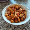 El cooksnap de Rosa Julia Obregón cuando hizo "Chips" de pan duro en Airfryer.