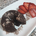 El cooksnap de MJosé Elías cuando hizo Coulant de chocolate blanco.