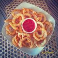 Cooksnap Norashikin Rahmat semasa beliau membuat Sotong Ring Celup Tepung.