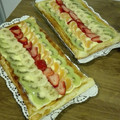 El cooksnap de Lumi cuando hizo Hojaldre de frutas y crema.
