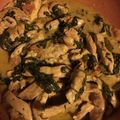 El cooksnap de Heidy cuando hizo Pollo 🍗 en salsa Alfredo.