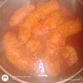 El cooksnap de Roxana Herner cuando hizo Chorizo a la pomarola.