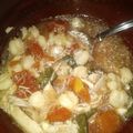 monafea23's cooksnap of when they made slow cooker chicken and poblano posole.