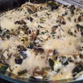 El cooksnap de Maria cuando hizo Fritatta de berenjenas y calabacín.