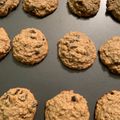 joyce's cooksnap of when they made Papa's Oatmeal Raisin Cookies.