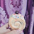 Cooksnap dari Ummu Firzara untuk resep Cromboloni Goreng Pandan Keju Cokelat
