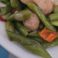 Cooksnap dari fifinevelyn untuk resep Tumis Buncis Sosis Saos Tiram