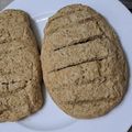El cooksnap de Nath cuando hizo Pan integral (con harina integral de molienda fina).