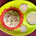 Anita Desai's cooksnap of when they made चवळी मसालेभात (chavli masale bhaat recipe in marathi).