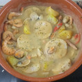 El cooksnap de Sr Rul cuando hizo Medallones de merluza al vino con langostinos Monsieur Cuisine.