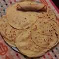 El cooksnap de Ricardo Ramirez cuando hizo Panqueques con dulce de leche.
