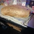 El cooksnap de Pamela Rivas Larena cuando hizo Pan integral de molde saborizado sin levadura🍞🍞.