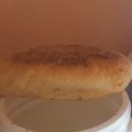 El cooksnap de Fabiola Cabrera cuando hizo Pan Kesu (Pan con queso).