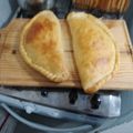 El cooksnap de Alejandro Labourdette cuando hizo Calzone veggie.
