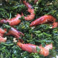 El cooksnap de Maria José cuando hizo Revuelto de hojas de rábano con gambas.