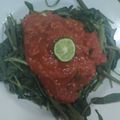 Cooksnap dari Teteh Ria untuk resep Plecing kangkung khas lombok