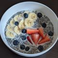 El cooksnap de Daiana Guibaudo cuando hizo Chía pudding.